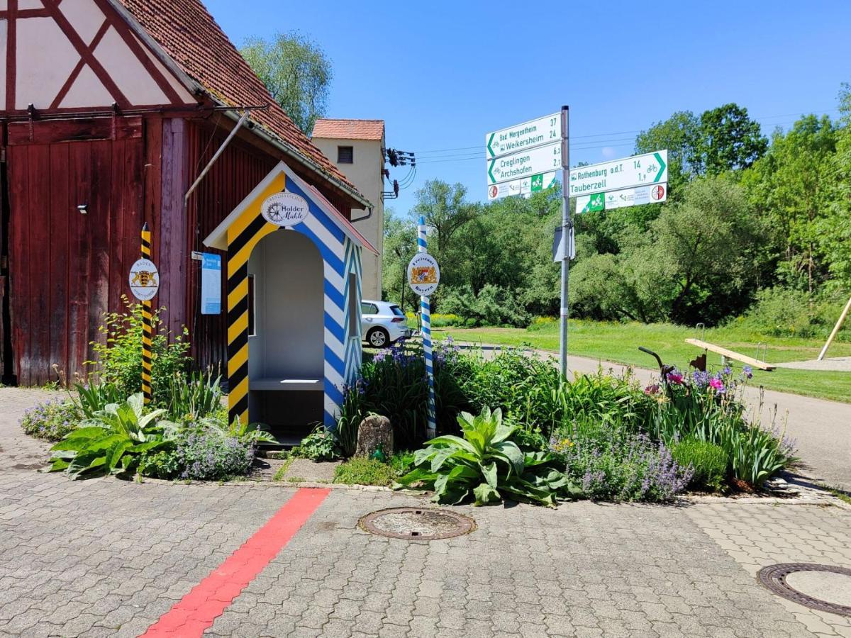 Gasthaus Holdermuehle Креглинген Экстерьер фото